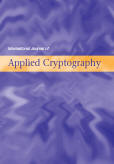 International Journal of Applied Cryptography (IJACT) 