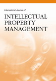 International Journal of Intellectual Property Management (IJIPM) International Journal of Intellectual Property Management (IJIPM)