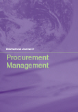 International Journal of Procurement Management (IJPM) 
